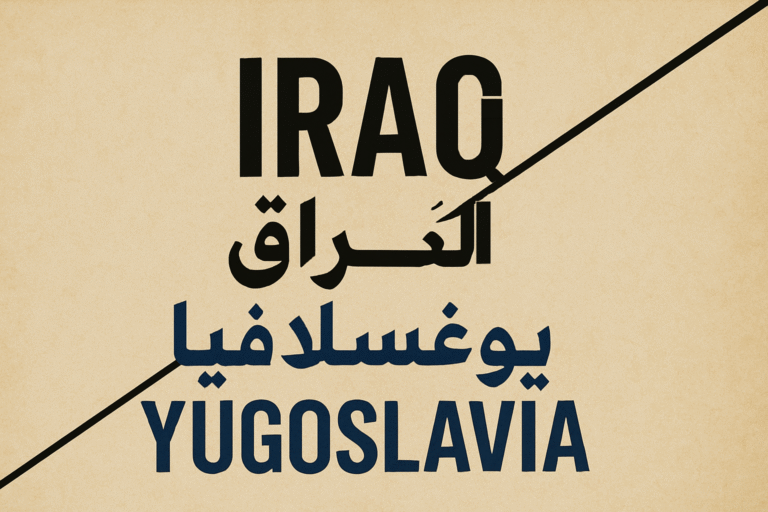 العراق بين الفيدرالية أو النموذج اليوغسلافي